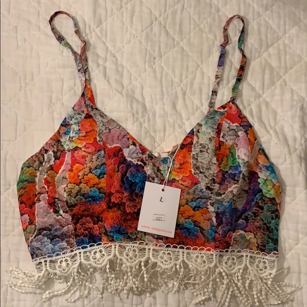 Multicolor Cropped top